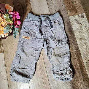 Naartjie Kids 100% Cotton Gray Toddler Boy Joggers Size 18-24m GUC